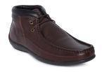 Woodland Brown Solid Nubuck Flat Boots men