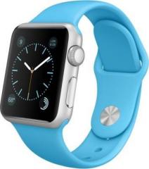 Apple Watch Sport 38 mm Silver Aluminium Case with Band Blue Smartwatch