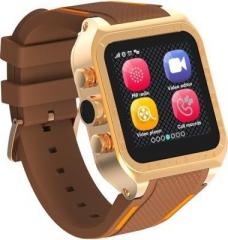 Bingo T60 Mobile Watch With Single Sim Slot Gold Smartwatch
