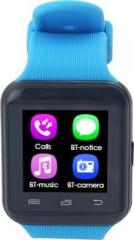 Bingo U8S With Remote Photo Function Support Bluetooth Black & Blue Smartwatch