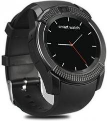 Duston 4G Mobiles smart watch V8 Black Smartwatch