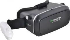 HBNS Shinecon Virtual Reality Headset V2.0 With Bluetooth Controller 3D Video Glasses