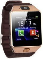 Healthmax with SIM card, 32GB memory card slot, Bluetooth and Fitness Tracker Smartwatch 02 GD Golden Smartwatch