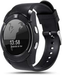 i BEL V8 Phone, Activity Tracker and Fitness Black Smartwatch