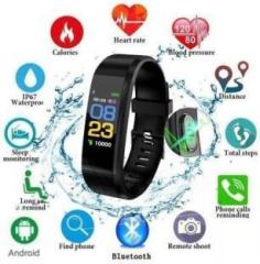 Maharaja Super King LO_ID115 Advanced Smart Watch For Boys&Girls With Heart Rate MonitorBlack Only