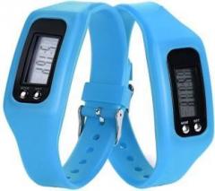 Rhonnium Ecosin Digital LCD Pedometer Run Step Walking Distance Calorie Counter Watch Bracelet Jogging