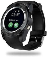 Roboster V8 Round Screen Bluetooth Support Multicolor Smartwatch