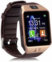 Salvisa Collections Smartwatch with Camera and Sim support Gold Smartwatch
