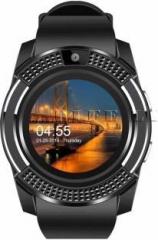 Sn Quality 4G Mobiles smart watch V8 Black Smartwatch