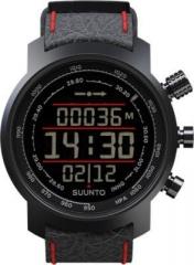 Suunto SS019171000 Elementum Terra Digital Black & Red Leather Smartwatch