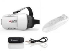 Techvik Latest Design Hot Selling Virtual Reality 3D Headset Goggle Google Glasses Black Plastic VR Box