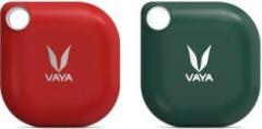 Vaya LYNK Pack of 2 Smart Bluetooth Tracker Key Finder, Phone Finder, Smart Lost Item Tracker with Replaceable Battery and Key Ring, Color: Red & Green Location Smart Tracker