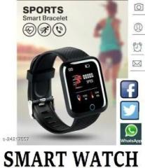 Ykarn Trades VI103_ID116 Advance Sleep Monitor, Step Count Smart Watch Black Only