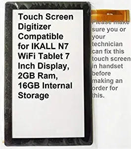 Touch Screen Digitizer Compatible for IKALL N7 WiFi Tablet 7 Inch Display, 2GB Ram, 16GB Internal Storage
