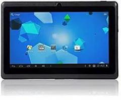 Black, Tab 7 Inch Touch, Quad Core, WiFi, Bluetooth, 16GBROM, 1GRAM, Front & Back Camera, MIC & Speaker, Android, USB OTG, Flash