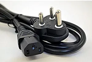Infotech Computer/Printer/Desktop/PC/SMPS Power Cable Cord Black/Pc Cable 1.5 Meter