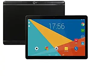 Leoie 10 Inch Tablet Android 8.0 6+64GB Tablet PC with TF Card Slot and Dual Camera Black UK Plug
