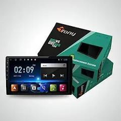 Trony 9 Inches Advanced Car Radio Receiver Android 10 System with 2GB/16GB RAM & ROM, IPS Capacitive Touch Panel with Gorilla Glass/Full HD Display/WiFi/GPS/Steering Wheel Connectivity/BT 5.0