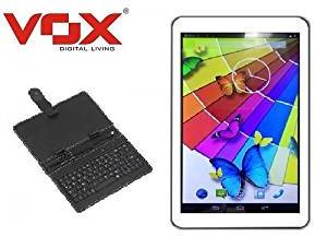 Vox V105 with Keyboard Tablet , White