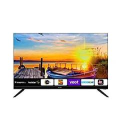 80 32 inch (81 cm) cm Frameless with Remote | (LED SHF3265) (Black) Android Smart Smart HD Ready LED TV