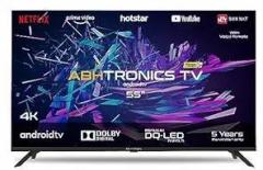Abhtronics 55 inch (139 cm) DQ Series Android Smart 4K Ultra HD LED LED TV