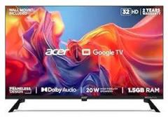 Acer 32 inch (80 cm) G Series Google AR32GT2841HDFL (Black) Smart HD Ready LED TV