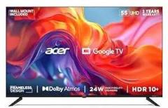 Acer 55 inch (139 cm) G Series Google AR55GT2851UDFL (Black) Smart 4K Ultra HD LED TV