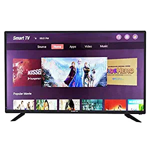 Eairtec 32 inch (81 cm) 32 SM VC (Black) (2020 Model) | with Voice Command Remote Smart HD Ready LED TV