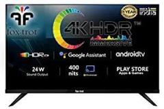 Fox trot 55 inch (139 cm) Bezel Less Design Series FX 3923 (Black) Smart Android 4K Ultra HD LED TV