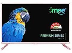 Imee 32 inch (80 cm) with SRS Surround Sound BEE 4 Star Rated Energy Efficient (Silver Colour) (Premium, Champagne, 32 ) Smart Android Smart HD LED TV