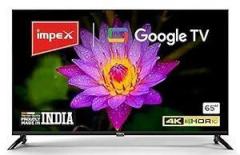 Impex evoQ 65S4RLC2 11 Google, 2 Years Warranty, Storage Memory 16GB and 2 GB RAM (Black) Android LED TV