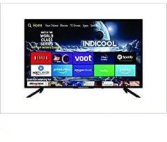 Indicool 32 inch (80 cm) AI32HDF01S (Black) (2021 Model) Smart Android HD Ready LED TV