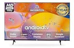 Invanter 32 inch (80 cm) Nova Series/ IN32SFLBTVR (Glossy Black) Smart Android HD Ready LED TV