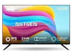 Iwis 24 inch (61 cm) NXTGEN with A+ Grade ZeroDot Android Smart IPS Panel HD LED TV