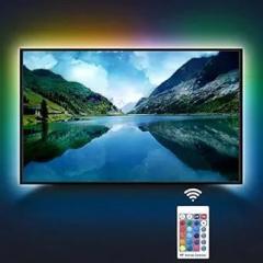 Led 65 inch (165 cm) Backlight kit with Remote, 9.9ft Suitable for 40 16 Colors 4 Dynamic Lighting Effects, Bias Lighting for HDTV TV