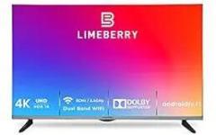 Limeberry 65 inch (164 cm) with Voice Remote (SP65QU11SSPS5GV) Smart Android Ultra HD 4K QLED TV