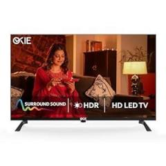 Okie 32 inch (82 cm) ELECTRONICS | HDMI & USB Ports| 1 Table Stand Set, Wall Mount Kit Smart HD LED TV