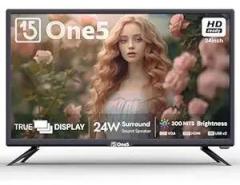 One5 24 inch (60 cm) O5H2D4 (Black) (2024 Model) HD Ready LED TV