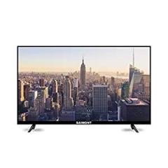 Saimont 50 inch (127 cm) Premium Certified 50SFS2020 | Frameless Design | Stereo Speakers | Eye Care Features (Black) Smart Android 4K Ultra HD LED TV