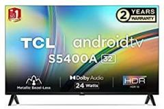 Tcl 32 inch (81 cm) Bezel Less S Series 32S5400A (Black) Smart Android HD Ready LED TV