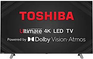 Toshiba 55 inch (139 cm) Vidaa OS Series 55U5050 (Black) (2020 Model) | With Dolby Vision and ATMOS Smart 4K Ultra HD LED TV