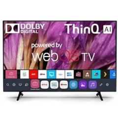 Trusense 75 inch (189 cm) | with LG Web OS | Magic Remote I Bezel Less I 178 Viewing Angle I Supported Apps: Prime Video | Netflix |YouTube etc Black Smart 4K Ultra HD LED TV