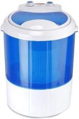 Hilton 3/1.5 kg 3 kg Single Tub Portable with Spin Single Tub Washer Blue Washer with Dryer (Ready to Wear Clothes Blue)