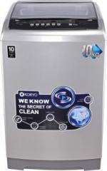 Koryo 10 kg KWM1000TL Fully Automatic Top Load Washing Machine (Grey, Silver)