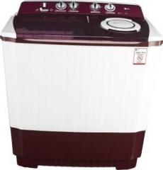 Lg P1065R3SA Semi Automatic Top Load Washer with Dryer (9 White, Maroon)
