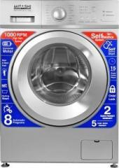 Mitashi 7 kg WMFA700K100 FL Fully Automatic Front Load Washing Machine (with In built Heater Silver)