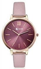 7seven Analogue Women's & Girl's Watch Pink Colored Strap