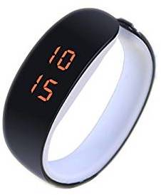 Aaradhya Fashion Digital Led Black Dial Unisex Watch