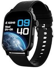 Ace X 1.96 inch AMOLED Smartwatch, Premium Metallic Build Smartwatch for Men, Always On Display, Bluetooth Calling, Live Cricket Score, Health Tracking, Functional Crown