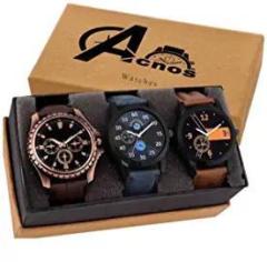 Acnos Analog Multi Colour Dial Men's Watch AN COMBO 01 02 MINO